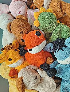 Hugging Toys with Knitting Needles. 10 Cute Animals