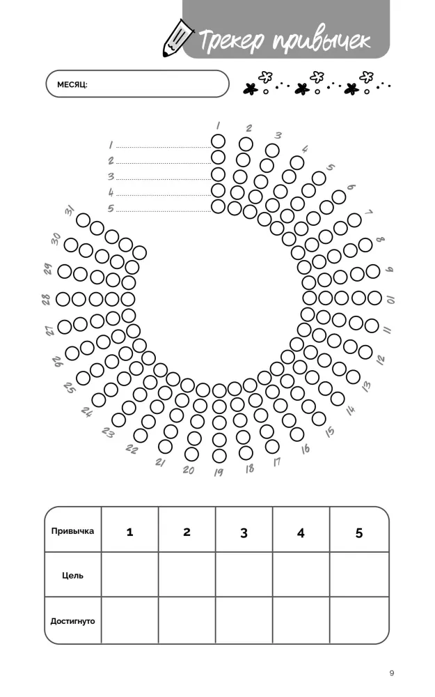 Planner - Balance, Energy, Habits. Korean System of Mindful Life Planning