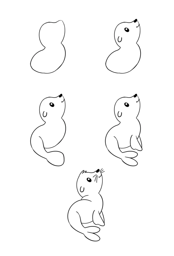 Drawing Cute Animals in 5 Minutes