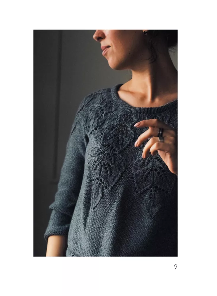 Knitting a Round YOKE. Techniques, Calculations, Design, Author's Projects for Knitting with Needles
