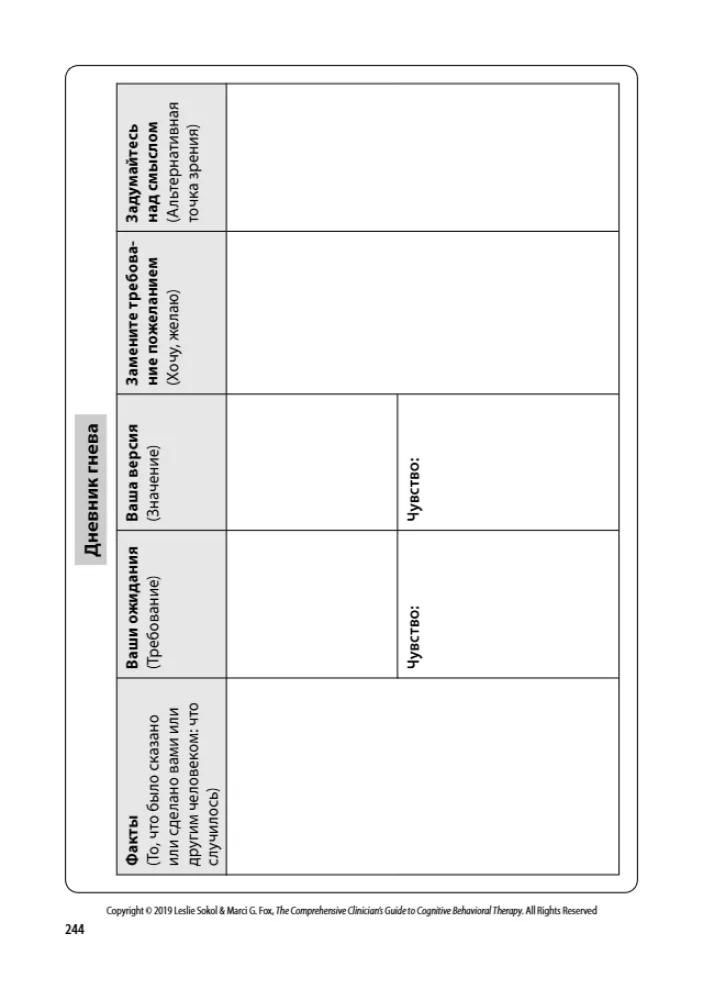 Cognitive Behavioral Therapy. A Practical Guide