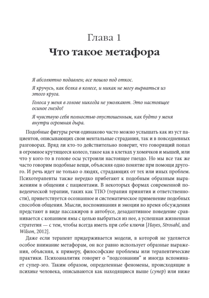 Metaphor in the Practice of the Psychotherapist: Applications of Linguistics in Psychotherapy