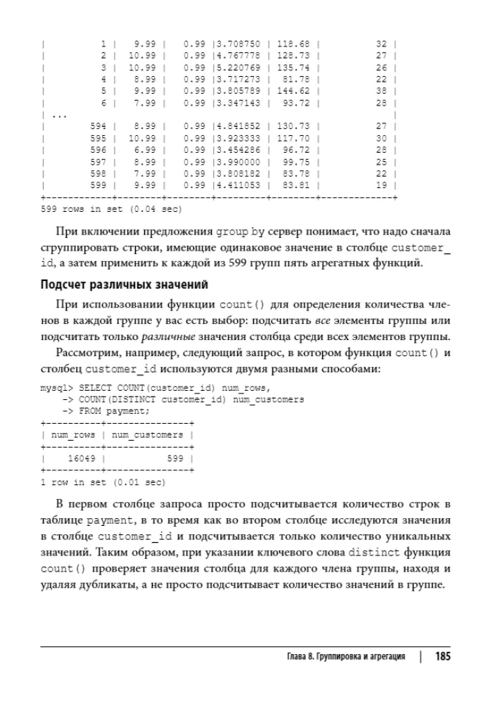 Learning SQL. Data Generation, Selection, and Processing