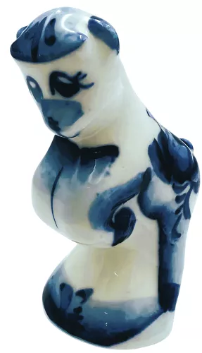 Figurka - Koza. Iwaszka duża, gżel