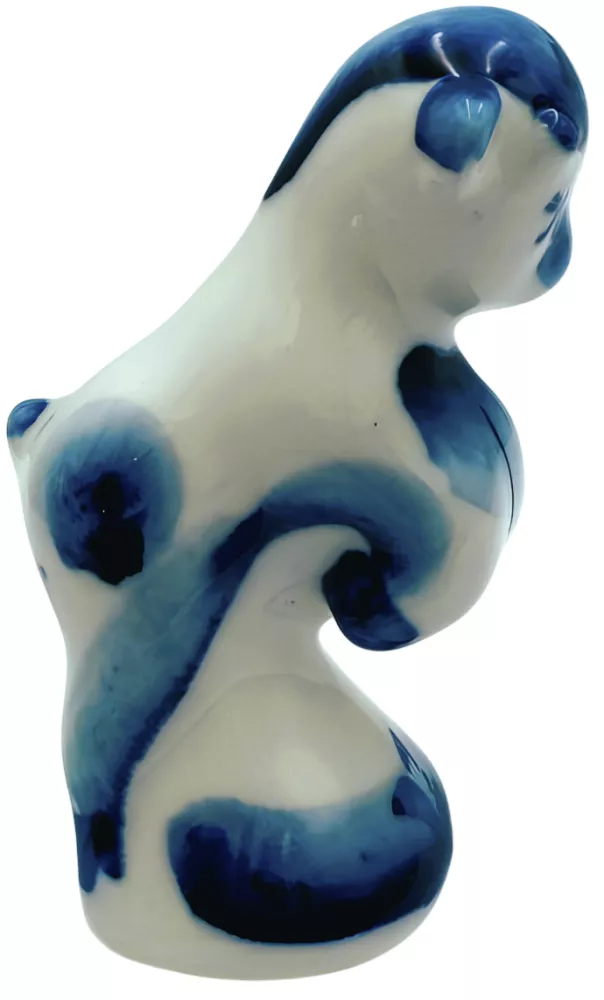 Figur - Ziege. Iwaschka groß, Gzhel — Foto 3