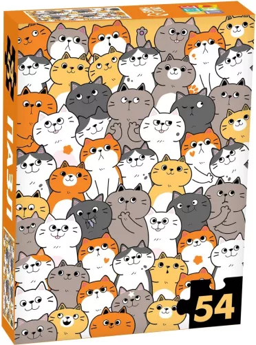 Puzzle - Cute Kittens, 54 pieces