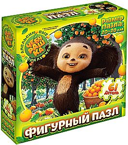 Shaped Puzzle - Cheburashka, 61 pieces