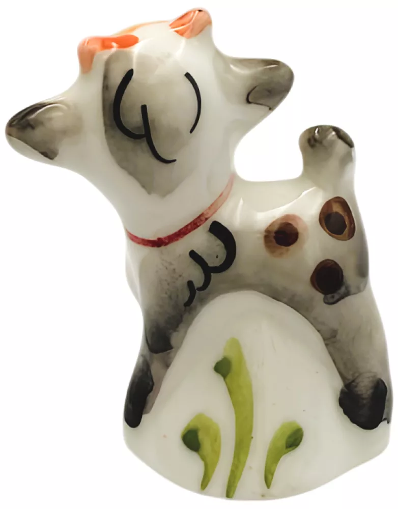 Фигурка - Коза. Козлик Пупс, майолика — Foto 3