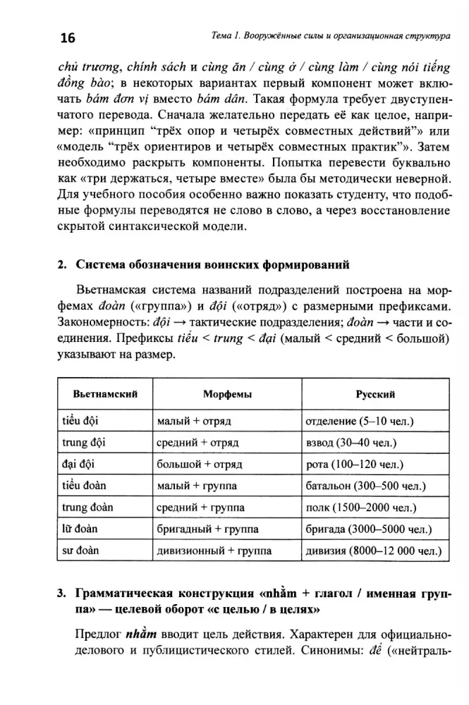 Basic Course of Military Translation. Vietnamese Language