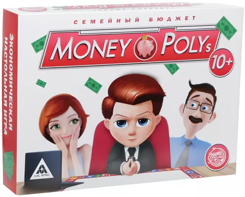 Board Economic Game - Money Polys. Family Budget