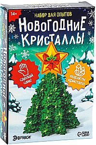Growing a New Year's Crystal - Christmas Tree and Star, Experiment Kit