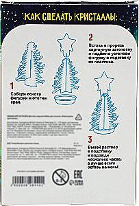 Growing a New Year's Crystal - Christmas Tree and Star, Experiment Kit
