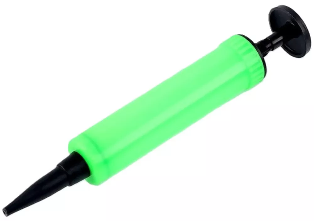 Inflatable adhesive tape with pump and decor