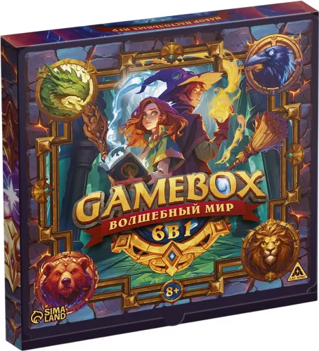 Board Game - Magical World 6 in 1