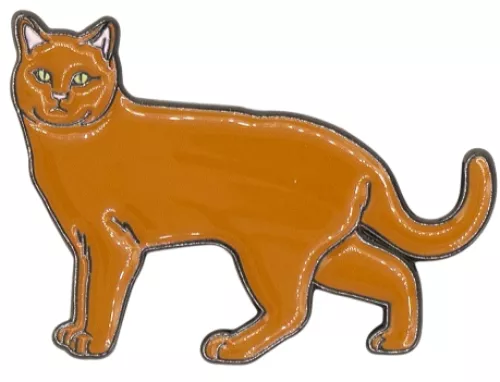 Enamel Pin - Red Cat