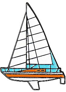 Enamel Pin - Yacht