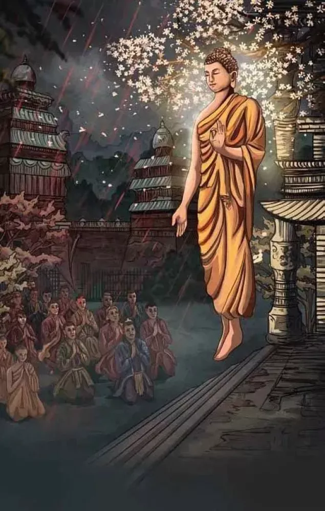 Vessantara Jataka. Die Geschichte der Geburt von Vessantara — Foto 6