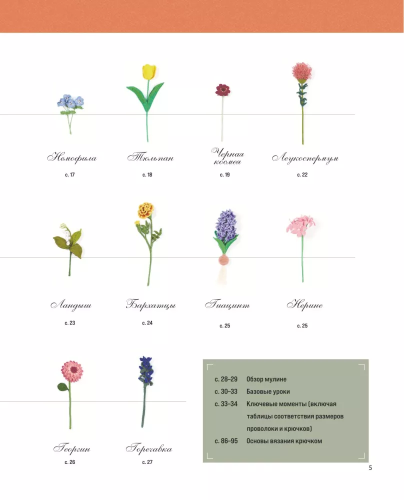 Luxurious Flowers from Mouline. Secrets of Crochet from Japanese Masters