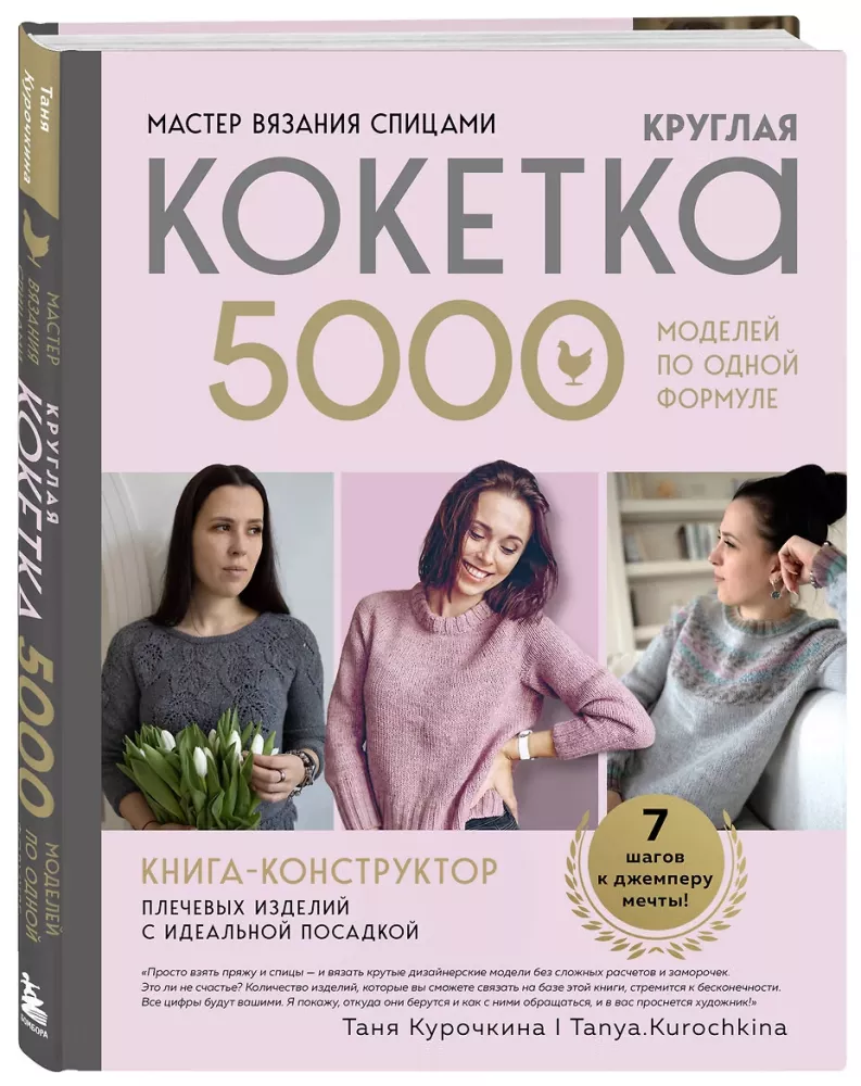 Mistrz szydełkowania. Okrągła KOKETKA. 5000 modeli według jednej formuły. Książka konstruktor odzieży na ramiona z idealnym dopasowaniem — zdjęcie 2
