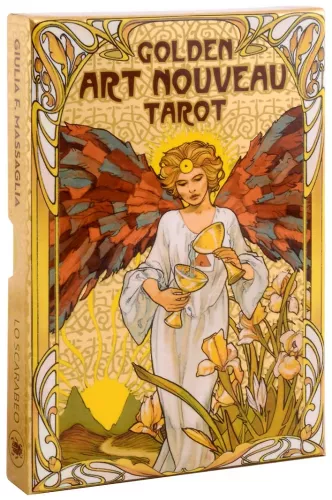 Tarot - Major Arcana Golden Tarot Art Nouveau (22 cards + instructions)