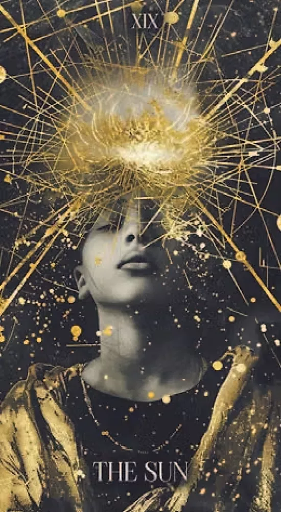Tarot - Gold and Black (78 cards + QR code instructions) — photo 7