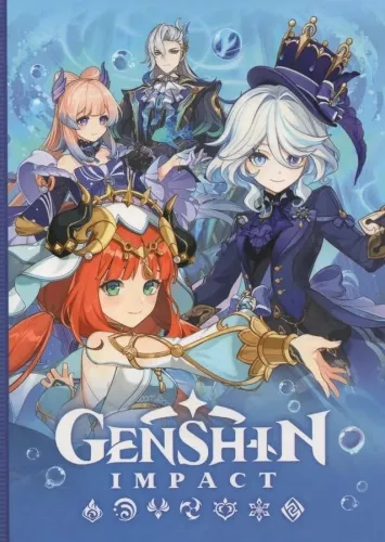 Genshin Impacti märkmik. Furina ja Nilu. Iga päev