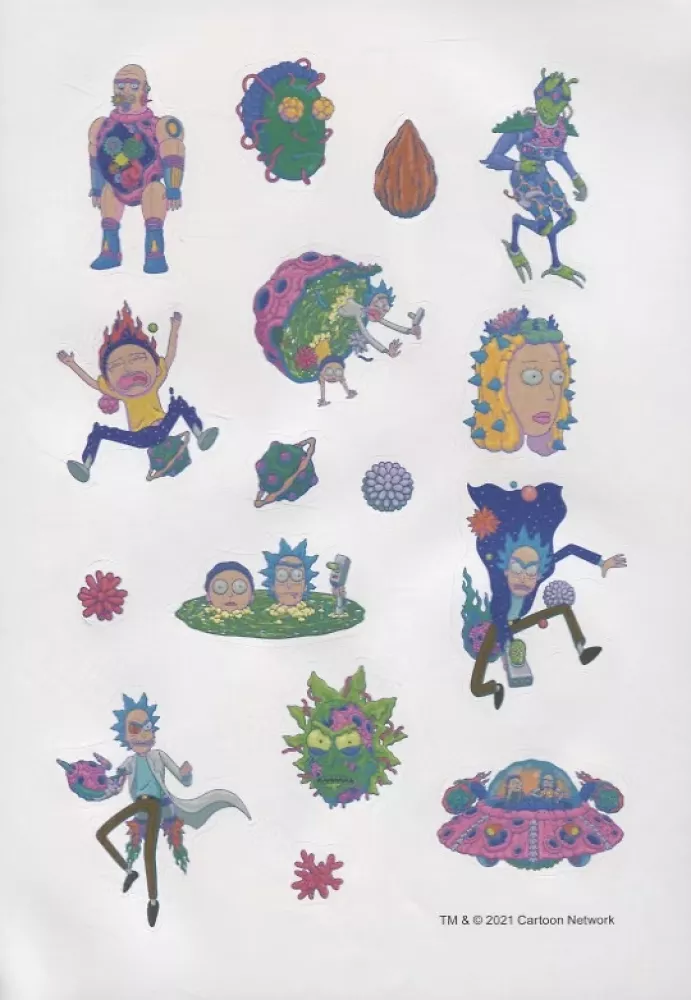Sticker-Set. Rick und Morty — Foto 2