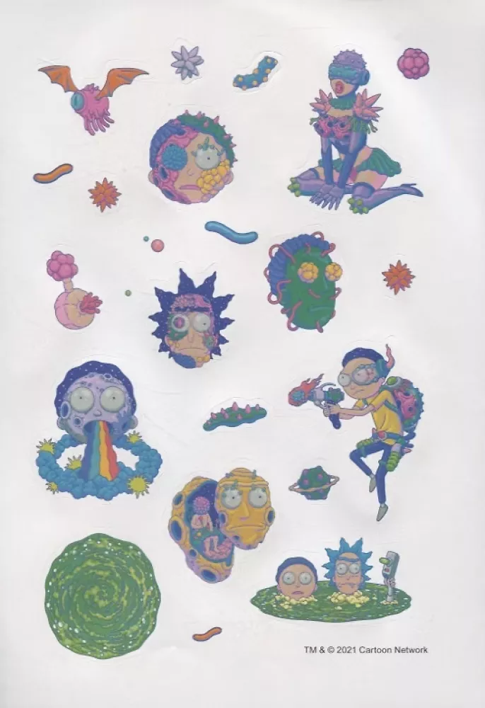 Sticker-Set. Rick und Morty — Foto 3