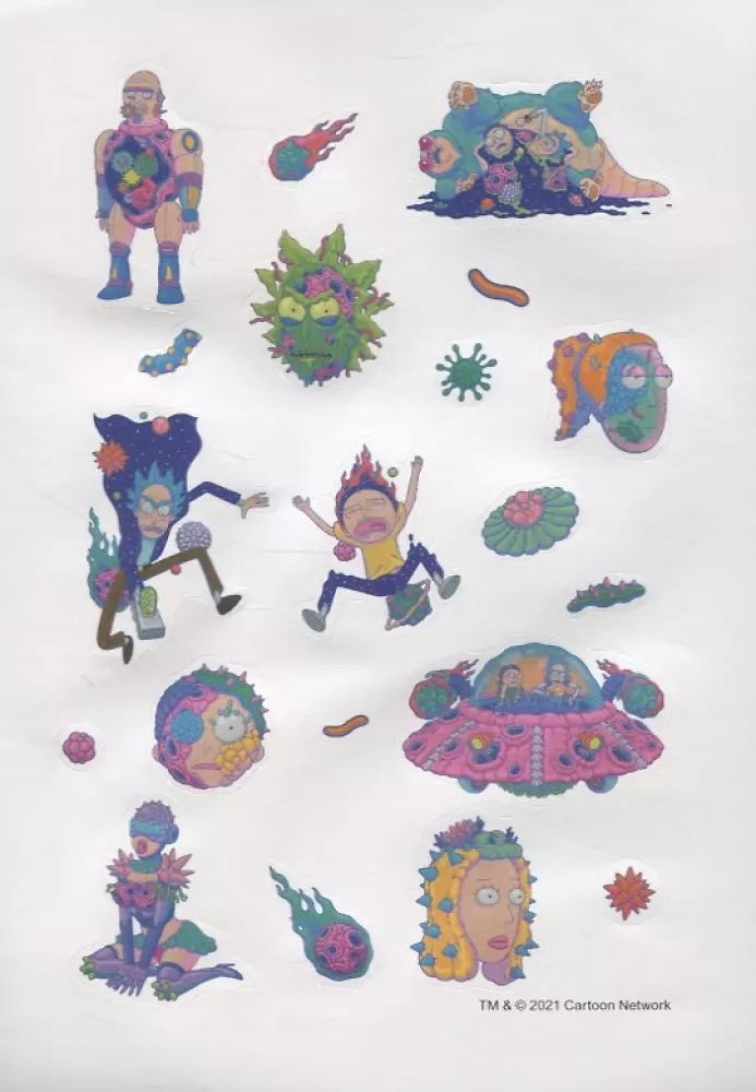 Sticker-Set. Rick und Morty — Foto 4