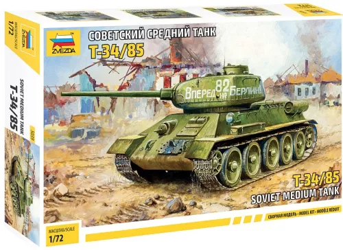 Model zestawowy radziecki czołg średni T-34/85