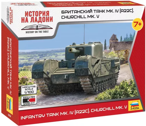 Surinkimo modelis - Britų tankas MkIV Churchill V