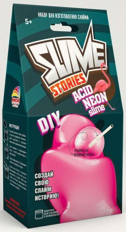 Noor keemik: Slime lood. Hape neon