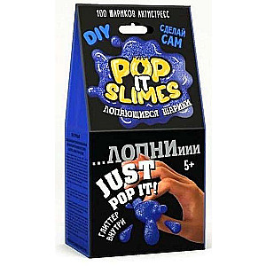 Young Chemist: Pop it slimes. Bursting balls (blue)