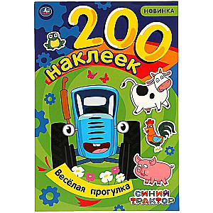 Fun Walk. Album of 200 Stickers. Blue Tractor.