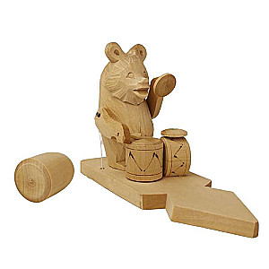 Bogorodskaya Toy Bear-Drummer