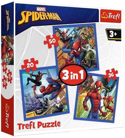 Puzzle 3in1 Trefl: Disney Marvel Spiderman