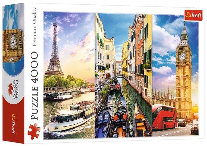 Puzzle 4000 Trefl: Trip around Europe
