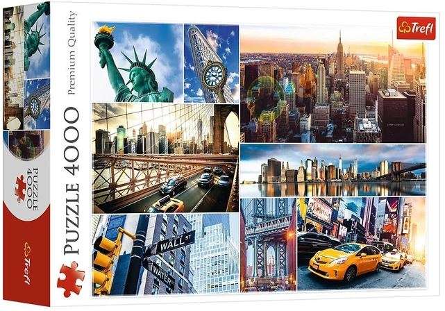 Puzzle 4000 Trefl: New York - collage