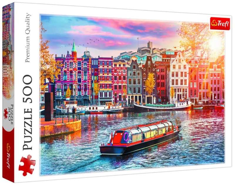 Puzzle 500 Trefl: Amsterdam, Netherlands