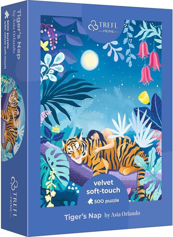 Puzzle 500 Velvet Trefl: Tiger's Nap