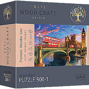 Puzzle 500+1 Trefl: Pałac Westminsterski, Big Ben