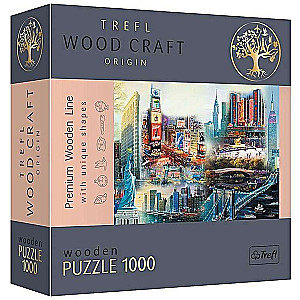 Puzzle 1000 Trefl: Nowy Jork - Kolaż