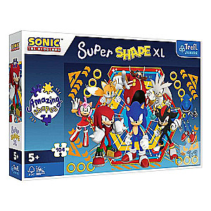 Puzzle 104 Super Shape XL Trefl: Sonic's World