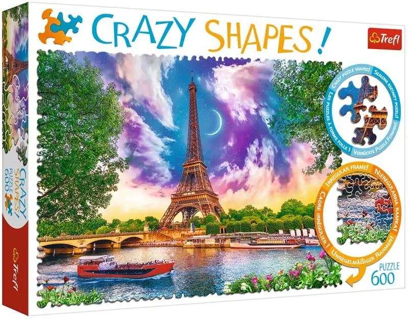 Puzzle 600 Crazy Shapes Trefl: Sky over Paris