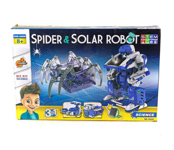 Robot transformujący 3w1 na energię słoneczną