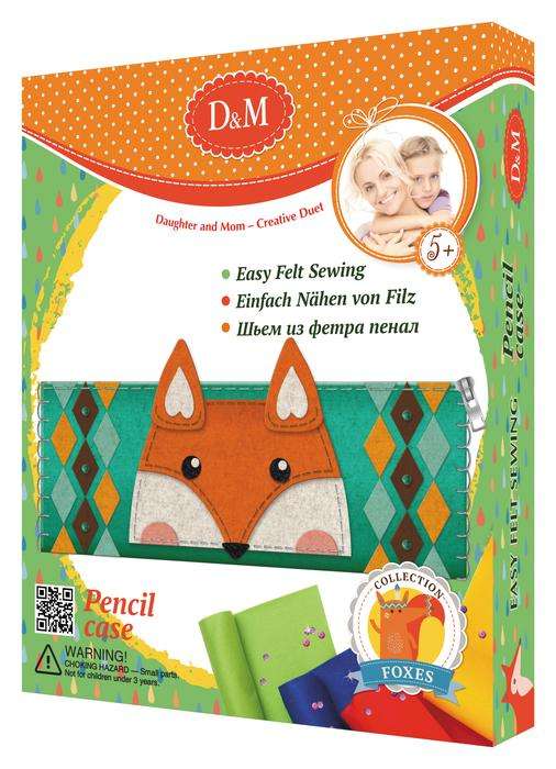 Felt Fox Pencil Case Kit