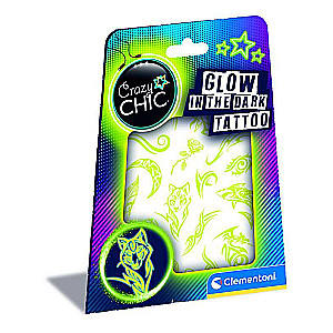 Clementoni Tattoo Set: Glow in The Dark Tattoo