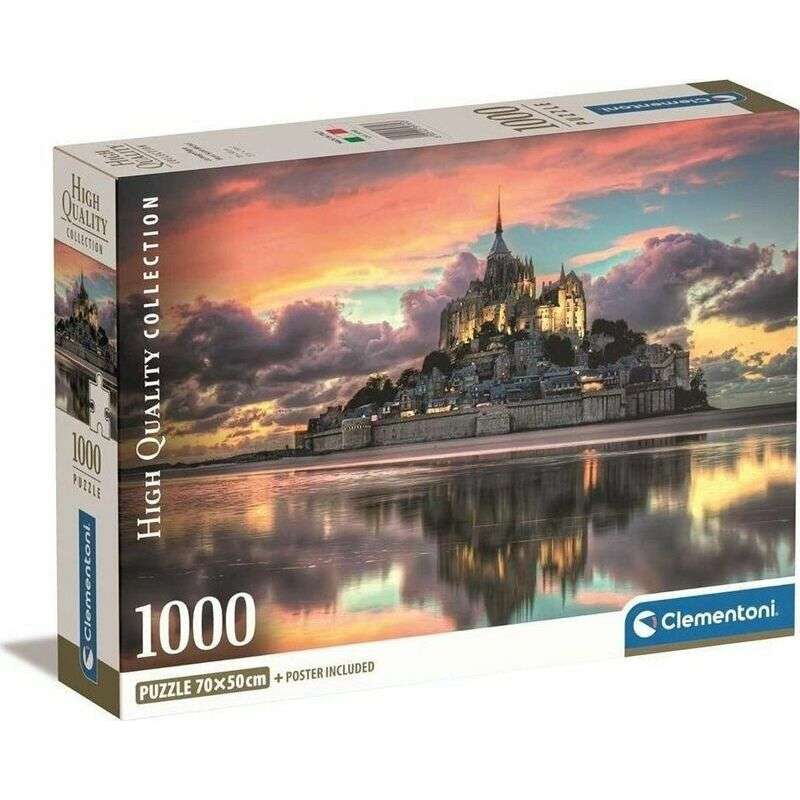 Puzzle 1000 Clementoni: Le Magnifique Mont Saint-Michel