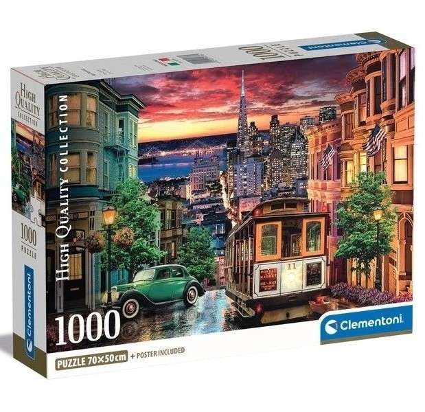 Puzzle 1000 Clementoni: San Francisco