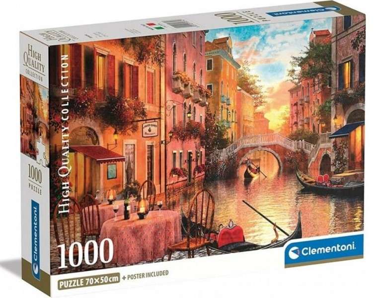 Puzzle 1000 Clementoni: Wenecja